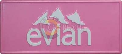 Evain advertising plate