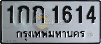 Personal license plate (year 2012)