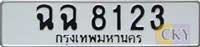 Long Thailand license plate