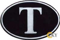 T Oval plate