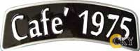 Custom antique curve license plate